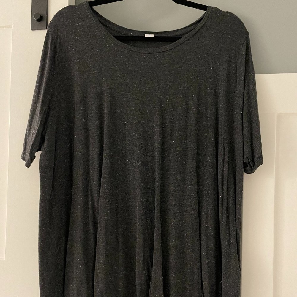 Old Navy Luxe Sparkle-Knit Tunic Tee - Size 2X